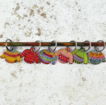 Jumper Stitch Markers (Set of 6)