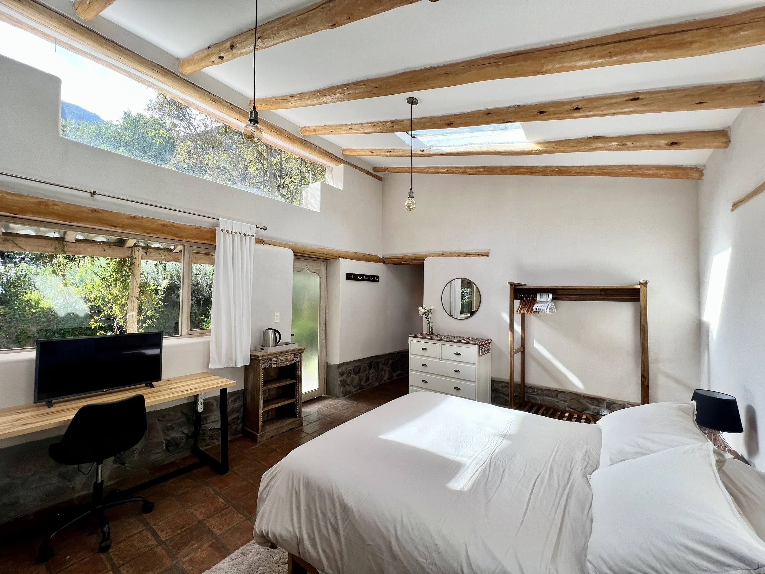 Natural light and amazing mountain views