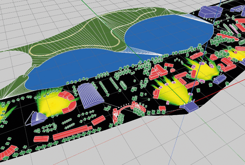 Ferdig festivalkart med planlagt lyddekning i Oslo