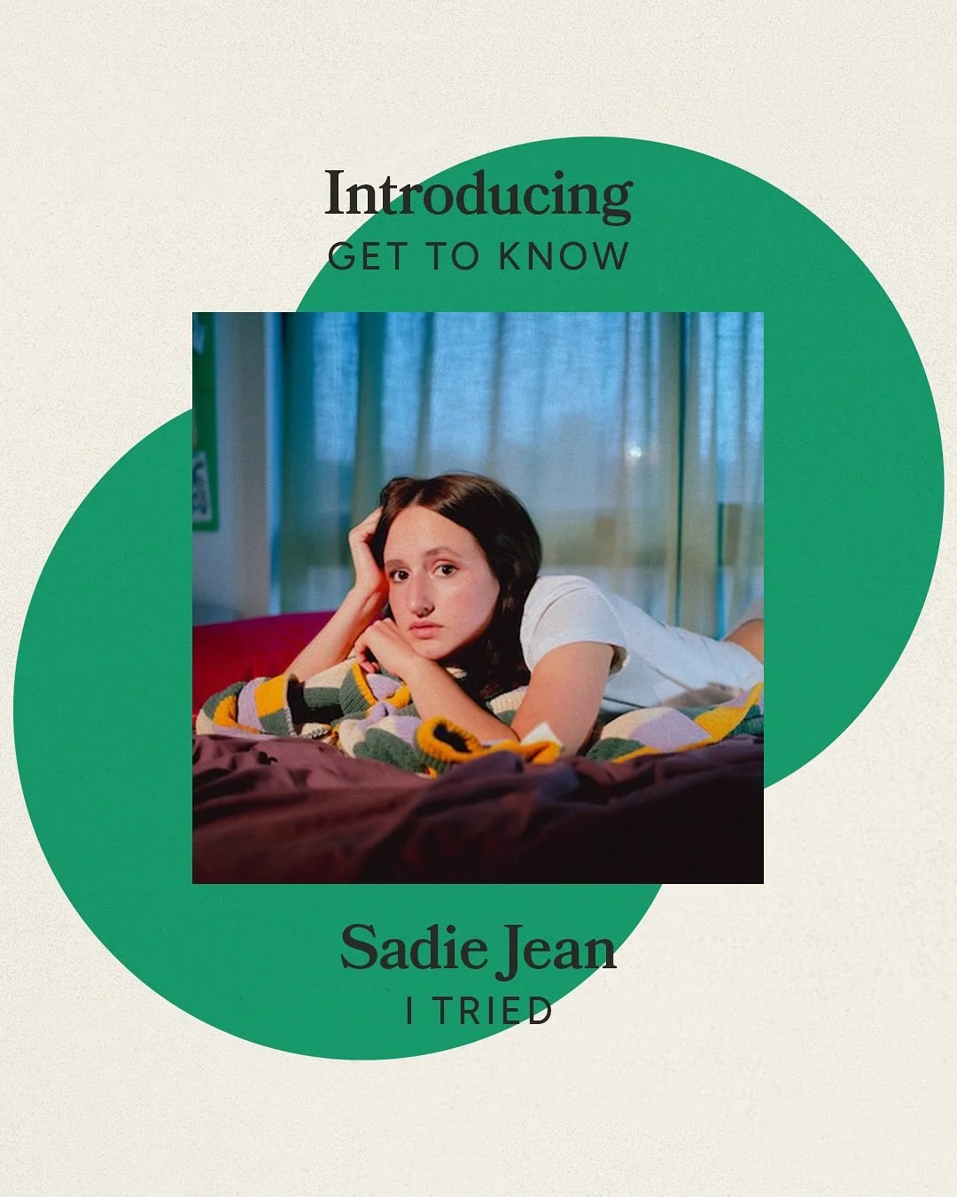 🎤 introducing @sadiejean 🎤

Viral US alt-pop perfection from California. Confessional, vulnerable and relatable songwriting. 

Sadie rose to prominence with her multi-million streaming viral TikTok hit &ldquo;WYD Now?&rdquo; and gained a rabid fanb
