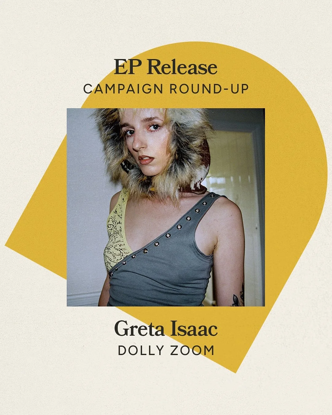 ⭐ @gretaisaac unleashed alt-ego Dolly Zoom this summer 🏎️

Support comes from @sianeleri, @_maiabeth, @jjiszatt, @huwstephensdj, @selectoruk + more 🔌 

Gret was also a guest judge on BBC 6 Music&rsquo;s Roundtable with Huw Stephens last week. 

Dol