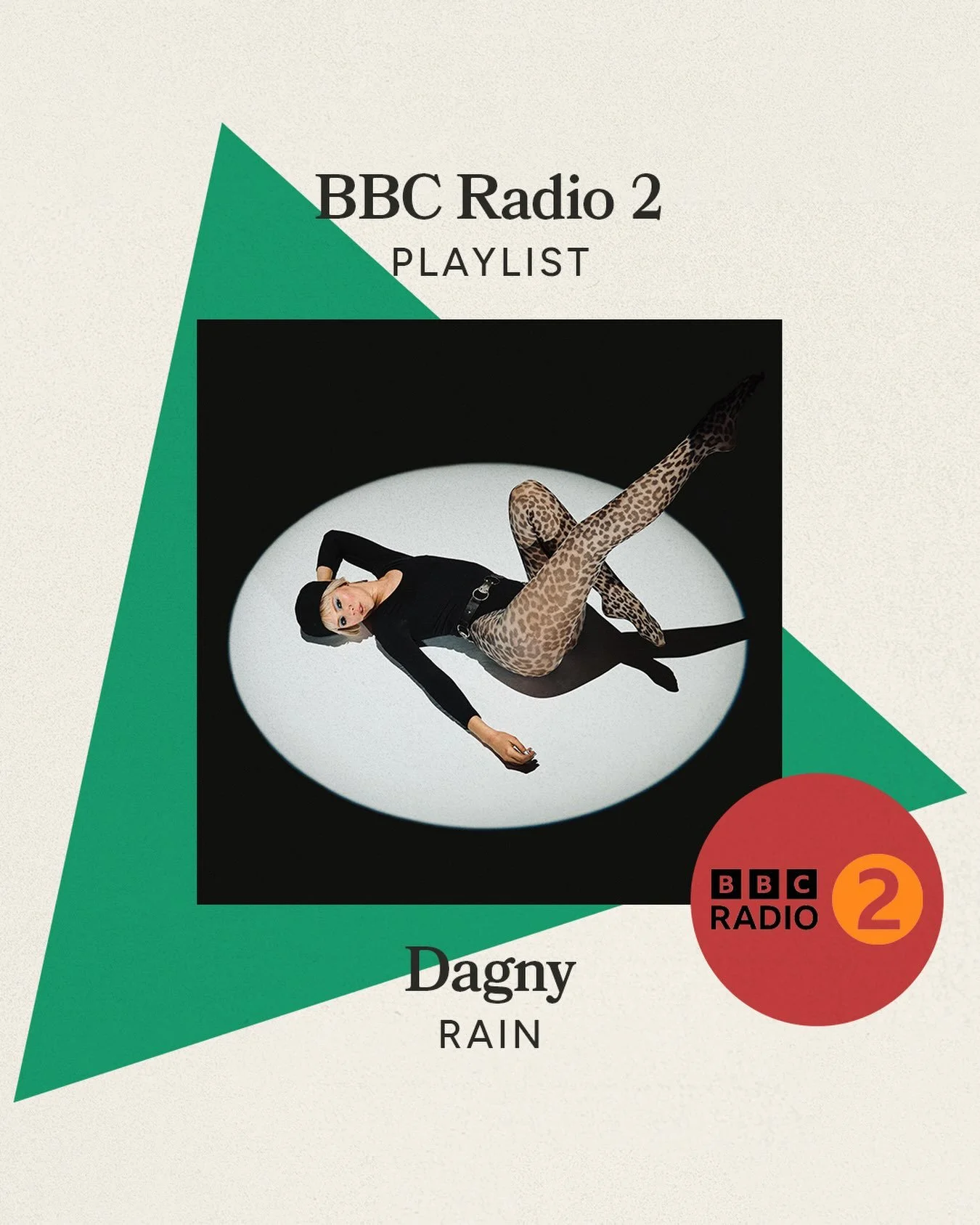 ➕ @dagnymusic added to the @bbcradio2 playlist with &lsquo;Rain&rsquo; ☔️🌈

Norwegian Pop icon Dagny just dropped her new album 𝘋𝘢𝘯𝘤𝘦𝘧𝘭𝘰𝘰𝘳 𝘌𝘳𝘰𝘵𝘪𝘤𝘢 🫦

1B+ career streams and counting. UK/EU tour incoming Jan 2027 - see you there 💃?