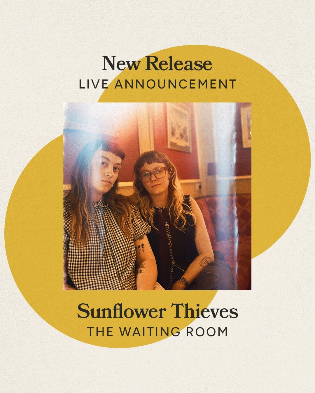 📀 new music out now from @sunflowerthieves via @apollodistro 🌻

Co-written by day job family and angel human @gretaisaac &hearts;️

SFT play @thecardiganarms on 16th July. It&rsquo;s their last show for a while so please to grab a ticket 🎟️