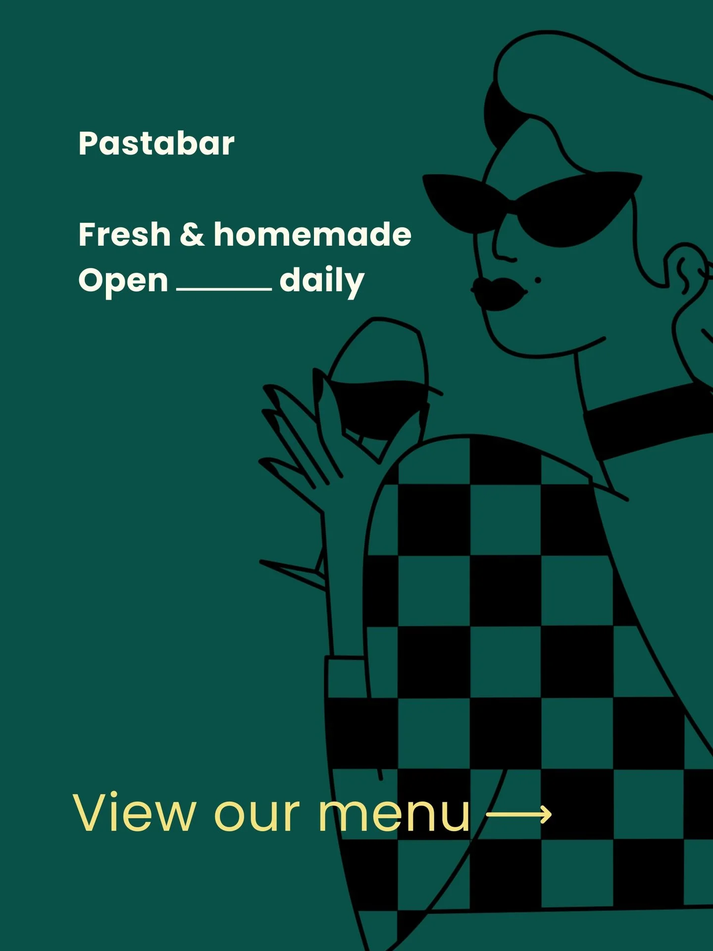Homemade pasta daily. Check out our menu. Save it, share it, send it to your friends.

#pastalovers