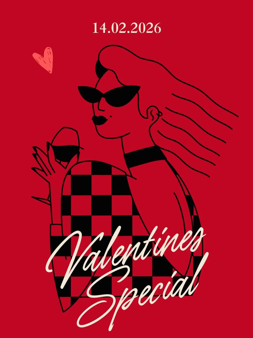 Valentine's this Saturday. Soulmate, bestie, pasta partner. Bring whoever makes you happy. 🫰🏼