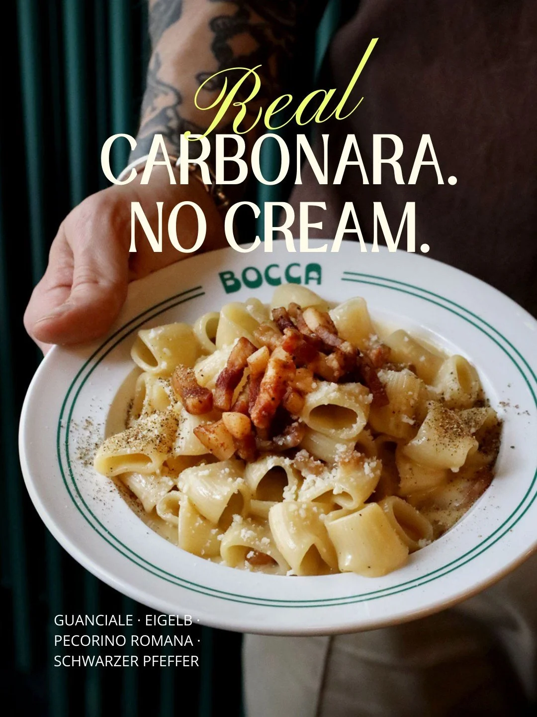 If it's served with cream, it's not Carbonara. That easy.