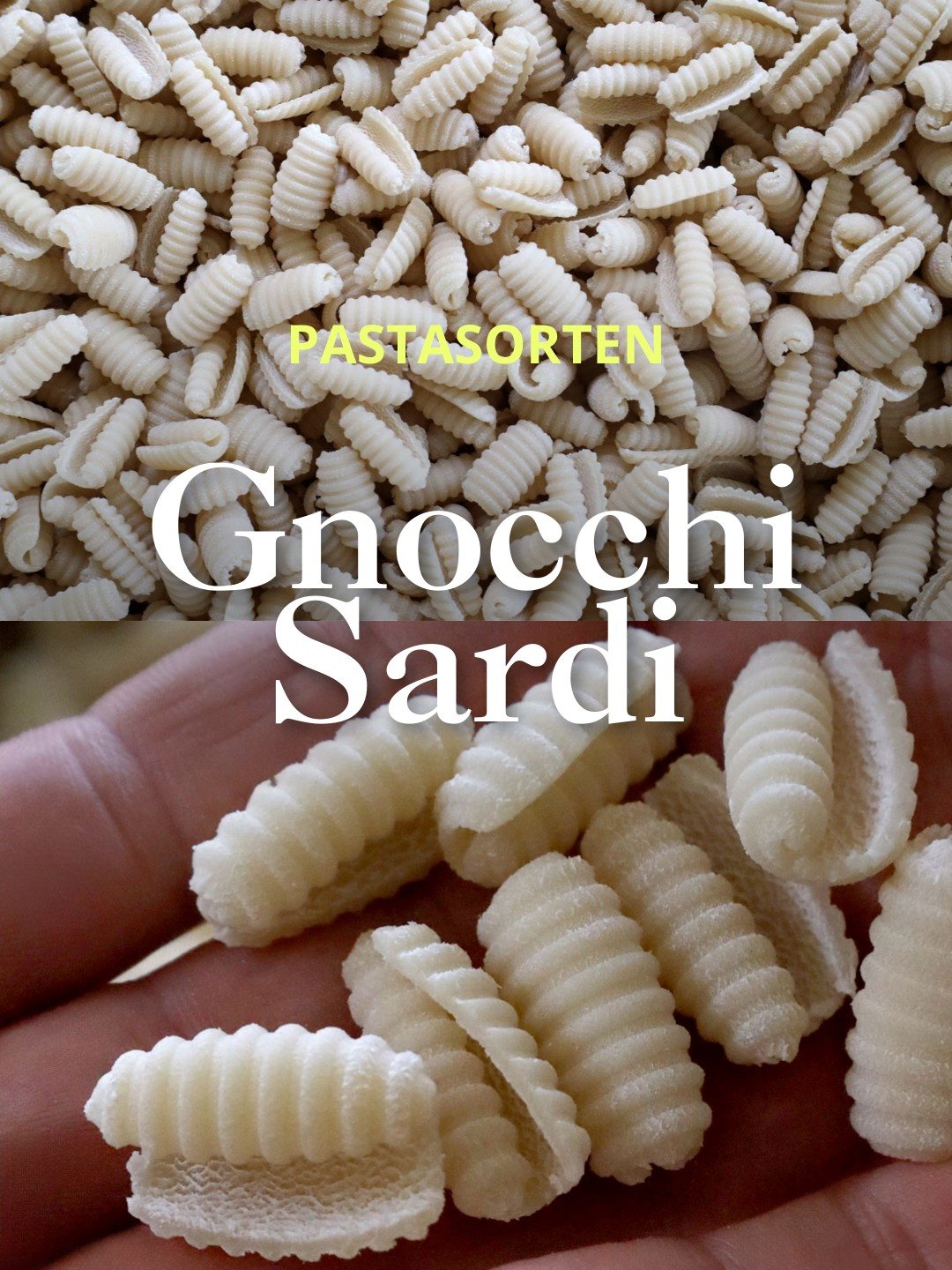 #KnowYourPasta

GNOCCHI SARDI
Fresh pasta, made in-house every day. Different shapes. Same quality.