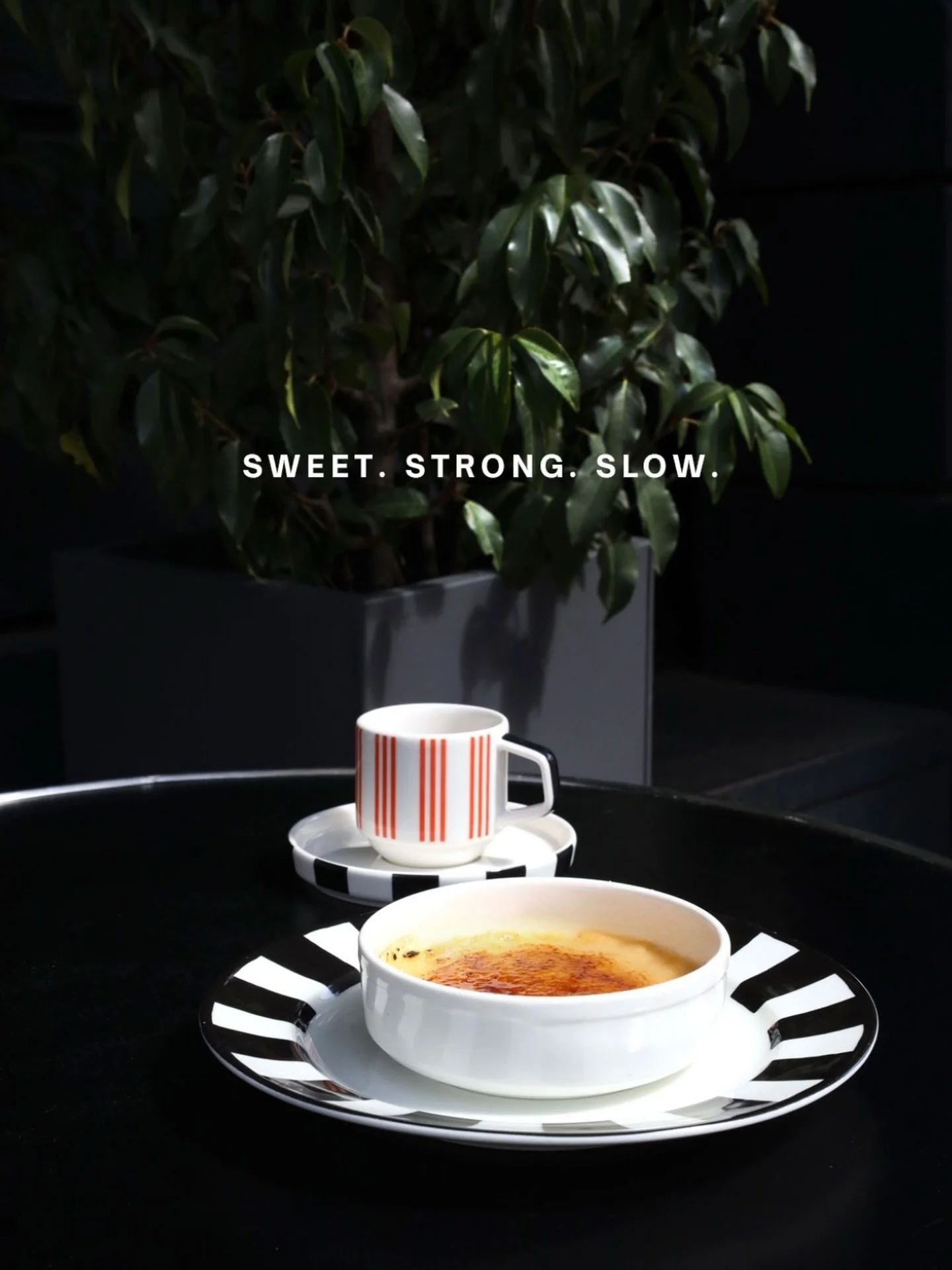 Sit down. Stay longer.
