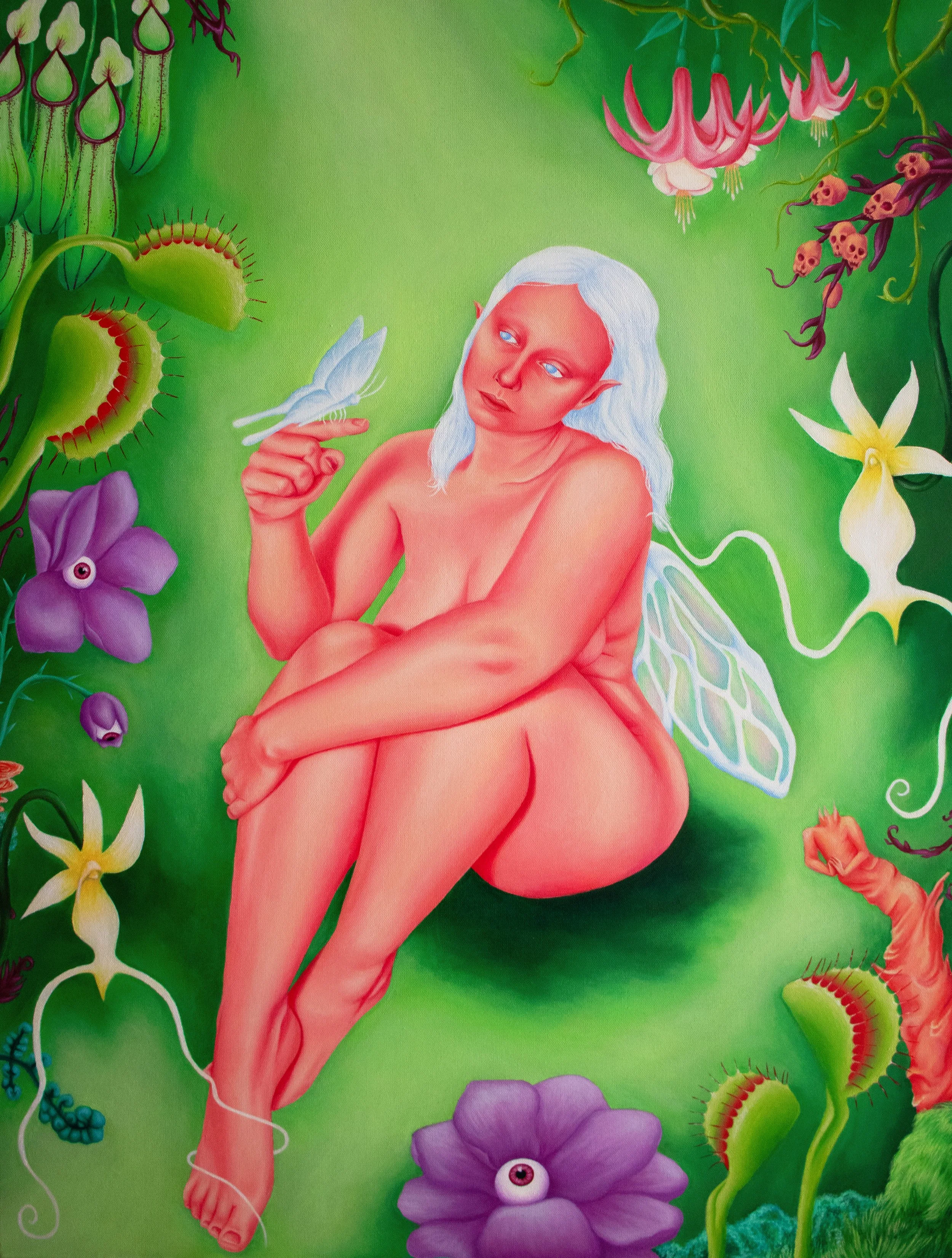 Beneath the Forests Veil, 2026.
Acrylic on Canvas.