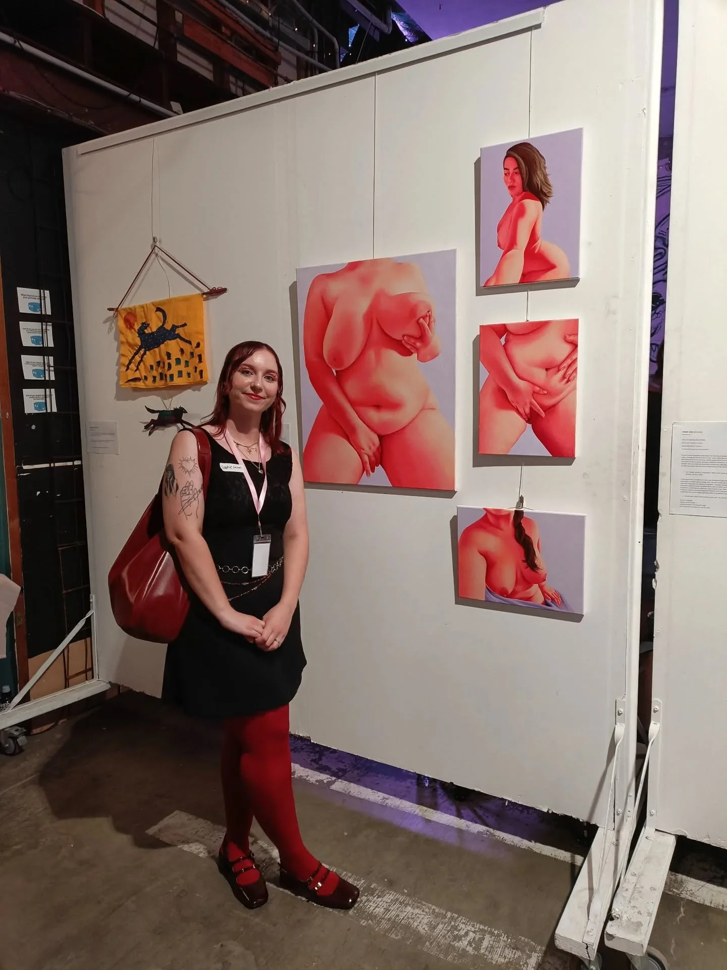 Thank you so much to @patchwork.ari for having me at their launch event last weekend. It was such a beautiful evening!
Thank you to everyone who stopped by and saw my work ❤️