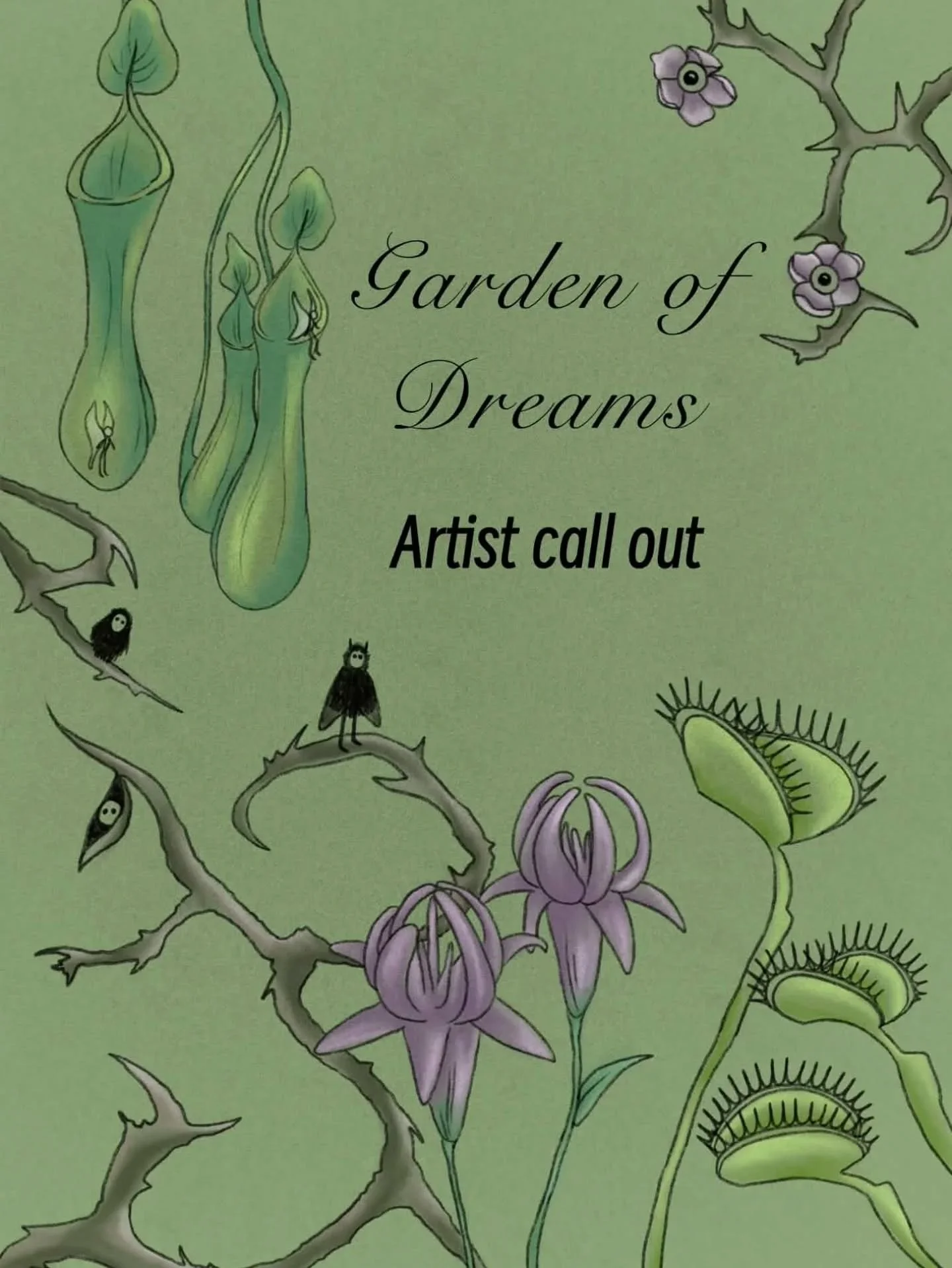 🌱Garden Of Dreams🌱
 Artist Call Out!!

I'm so excited to announce that I'm curating and hosting another exhibition! I had so much fun doing this last year that I just had to do it again. You can apply via the link in my bio! Open to all artists of 