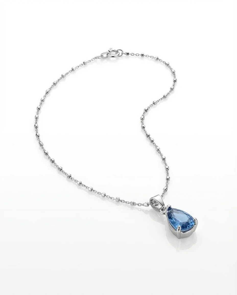 Catena con pendente Collezione Oceano, elementi in argento