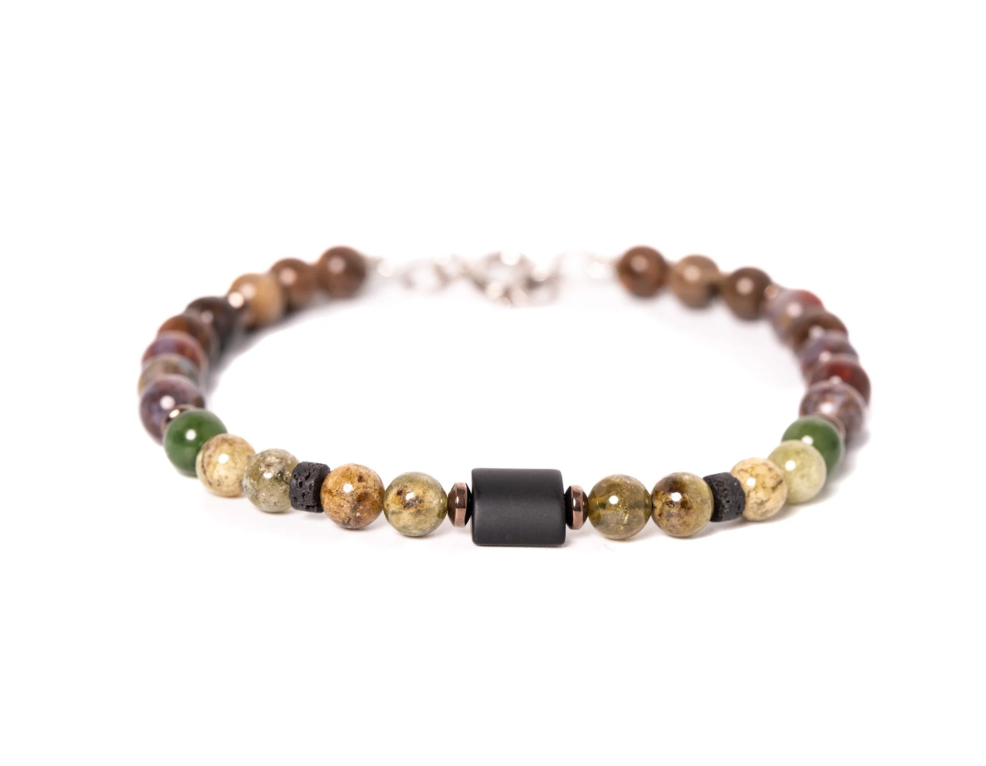 Bracciale uomo Collezione Desert. Elementi in argento