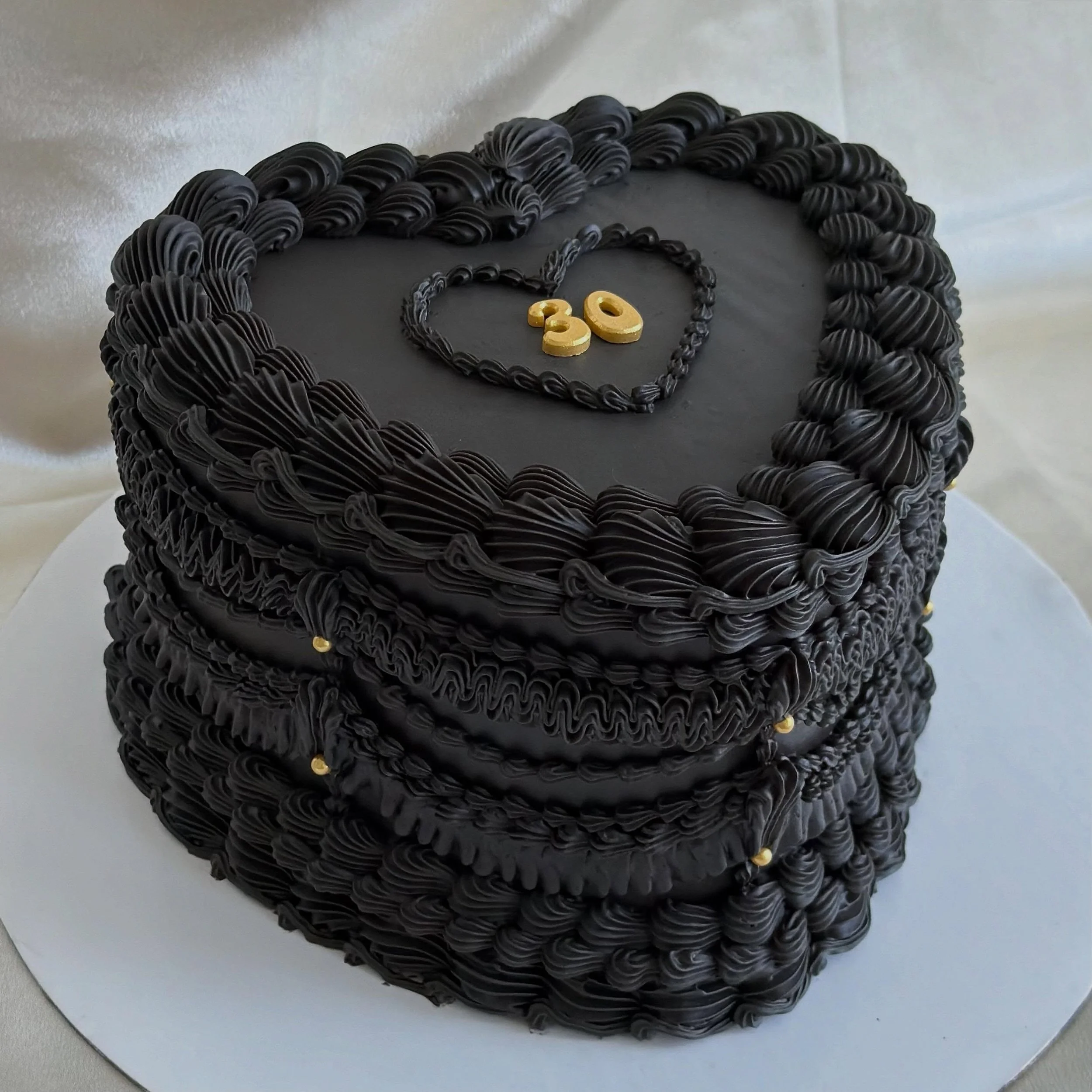 Favourite black cake I&rsquo;ve ever made - thank you @dalton.haskell for trusting my vision in creating this! #customcake #vancouver