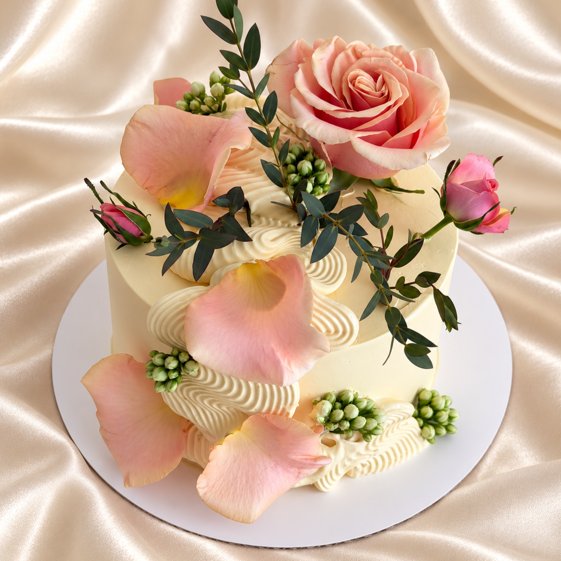 Floral Wedding Cake
