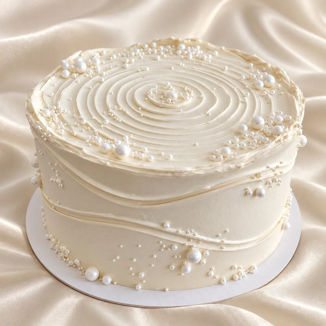 Perle Blanche Pearl Cake