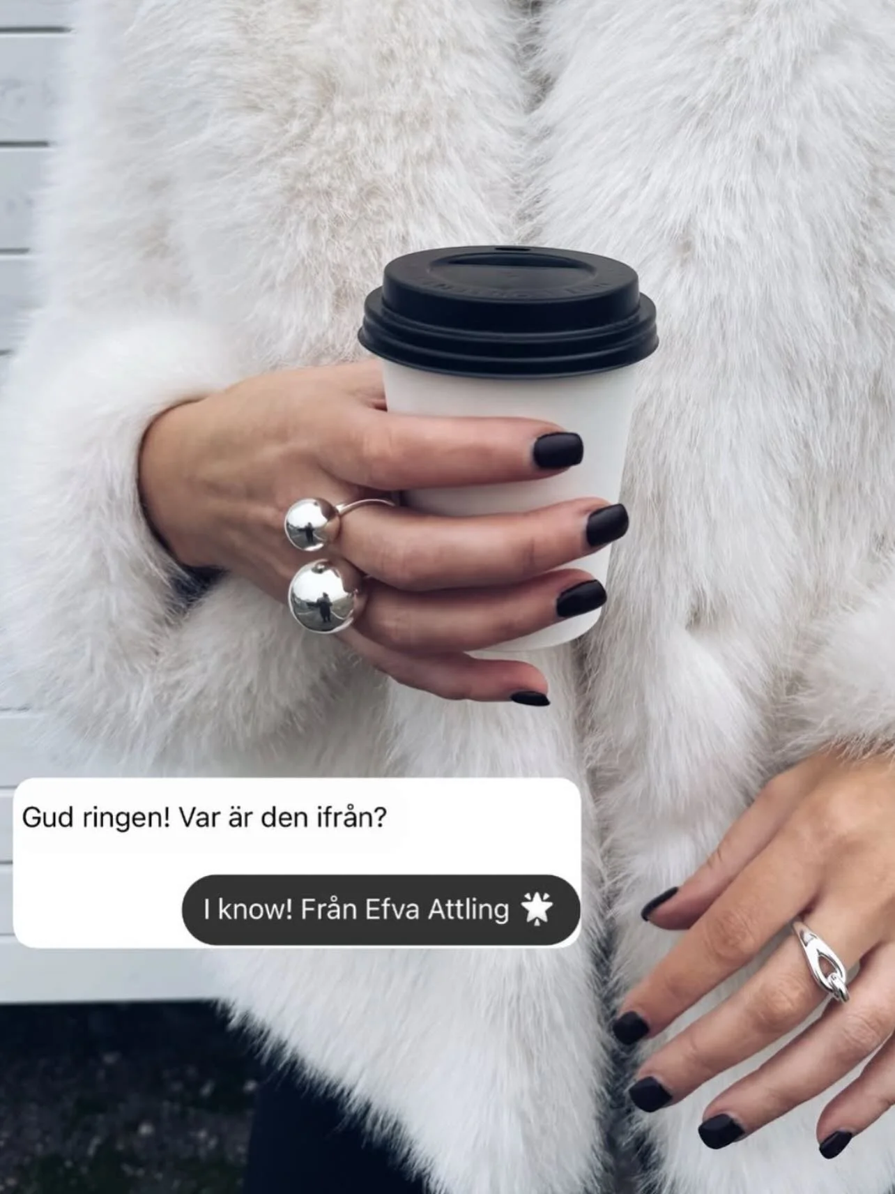 advertisement. @efvaattlingjewellery 💍🐻&zwj;❄️

@lotta__bergkvist__ 

#unitedinfluencers #influencermarketing #efvaattling