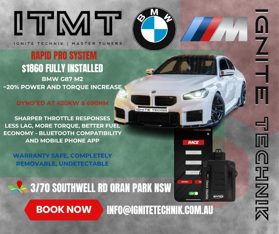 🔥 BMW M2 + Rapid PRO = Driving Perfection 🔥

The 2025 BMW M2 is already a masterpiece &mdash; 3.0L inline-six, razor-sharp balance, and a soundtrack that sends shivers down your spine with every gear change. 🚀 Built for purists who live to drive.
