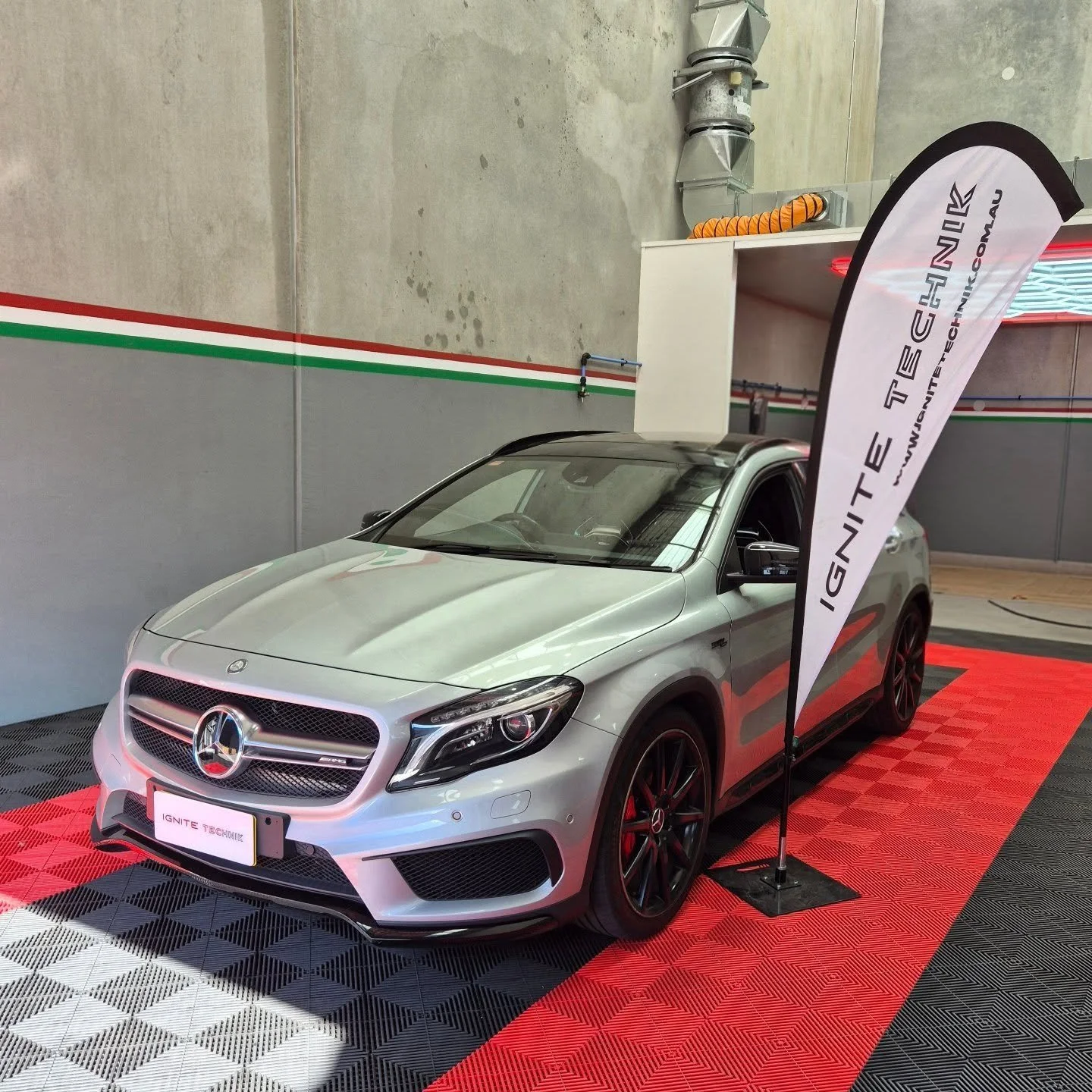 GLA45 AMG in for the full combo 🔧

Fitted with an MST cold air intake, Mode Concepts decatted downpipe, and wrapped up nicely with our Master Tune.

Sharper response, more pull through the revs, and sounds as angry as it should 😮&zwj;🔥

#GLA45AMG 