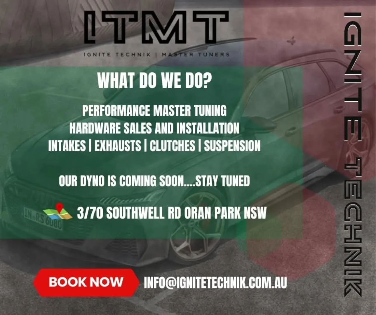 New Year. New Power. 🥳🔥

Our shop is leveling up! With our Dyno arriving soon, now is the time to get your vehicle ready for the ultimate tune.

✅ Master Tuning
✅ Premium Hardware Upgrades
✅ Industry-Leading Brands

Don&rsquo;t wait for the grand o