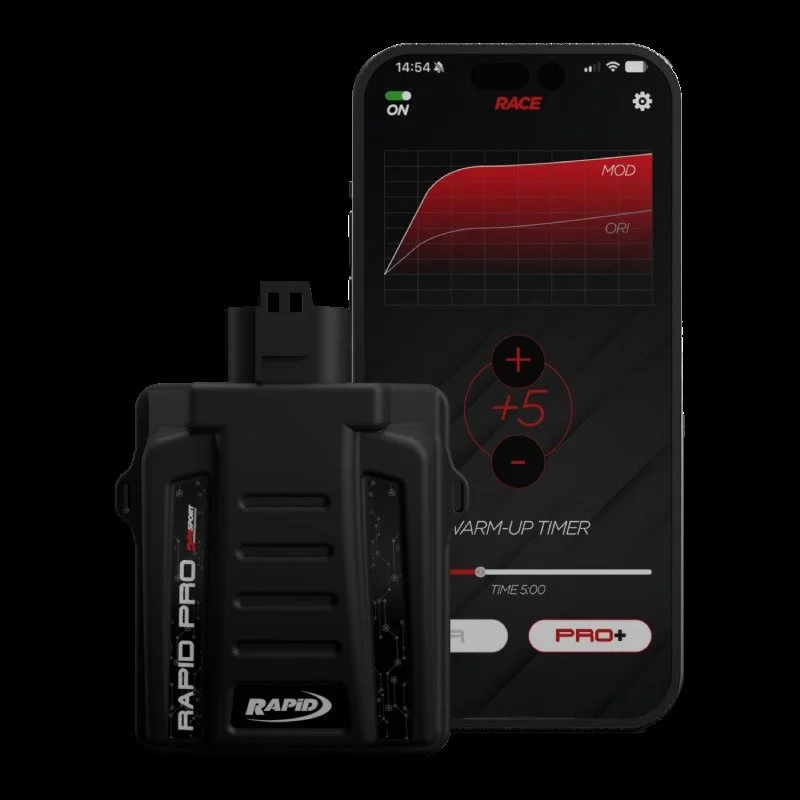 Dimsport Rapid has engineered a full range of add‑on modules designed to enhance your engine&rsquo;s performance by optimising key parameters &mdash; delivering more torque, more power, and a sharper, more responsive driving experience.

These Rapid 
