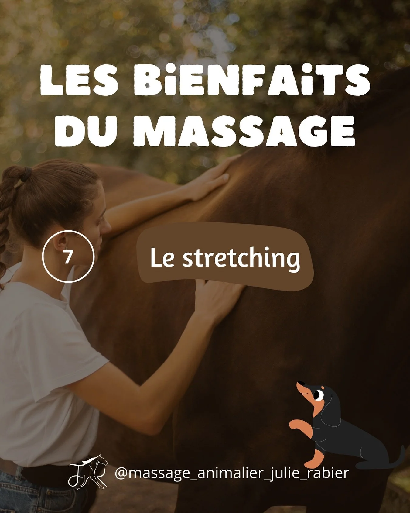Pour ce dernier jour, il me semblait primordial de parler du stretching 🤸&zwj;♀️

Sans &ecirc;tre un b&eacute;n&eacute;fice du massage, il joue un r&ocirc;le dans l&rsquo;am&eacute;lioration de ses effets !

Le stretching est une mobilisation qui vi