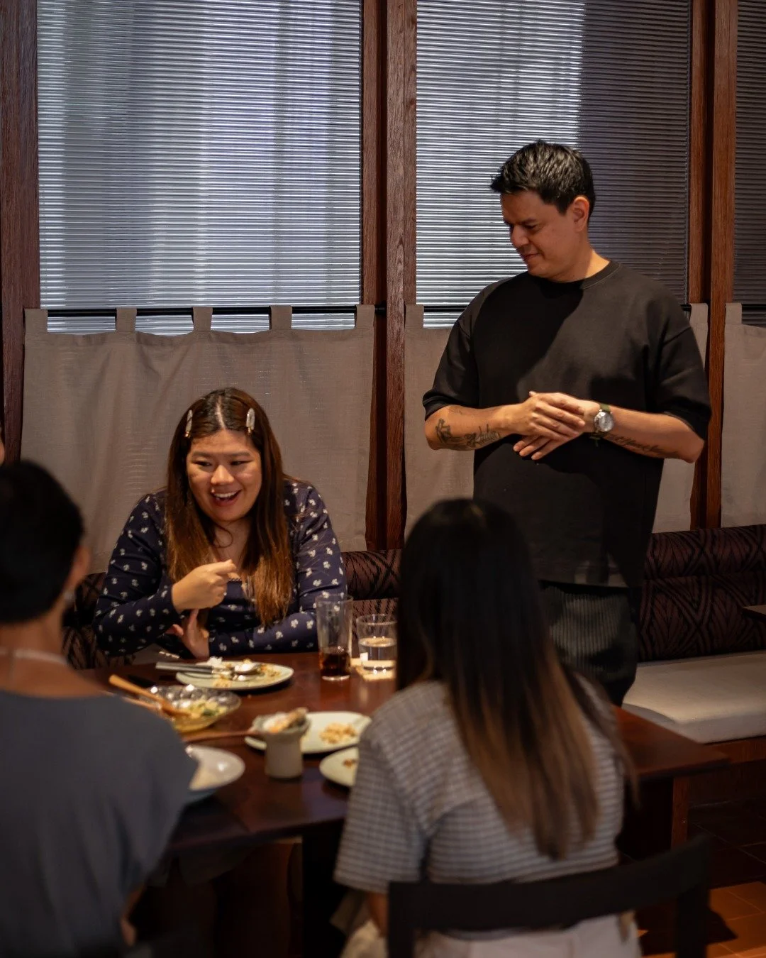 The best part of our day. Seeing our guests connect over dishes. This is modern Thai sharing, done right.

#SOMABangkok #SOMAConnections #ThaiCulinaryArt #ThaiSocialKitchen