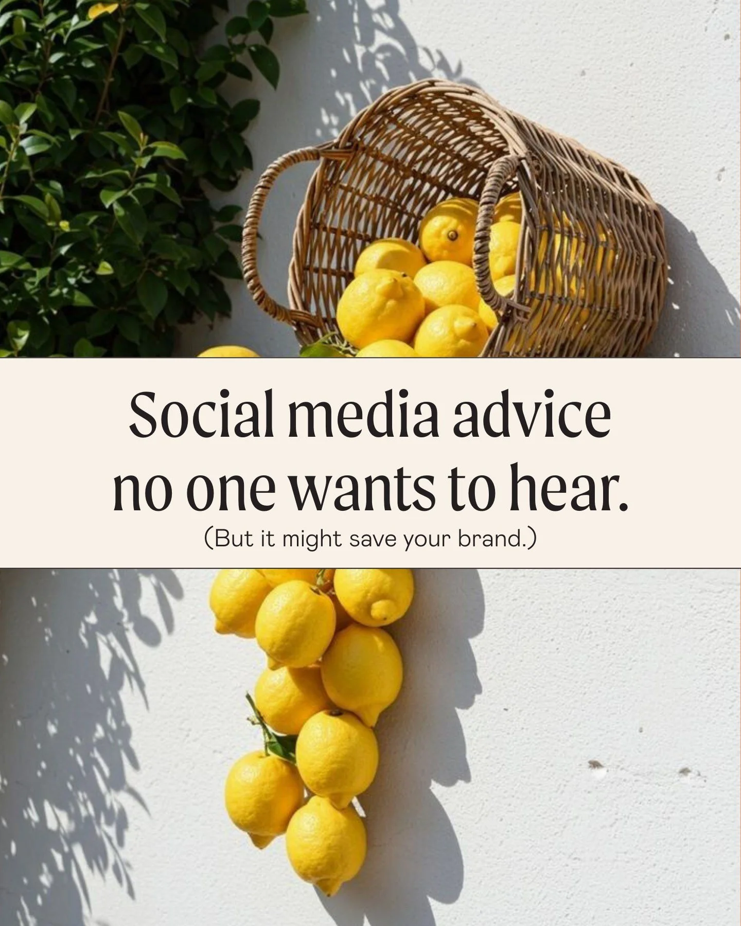 Everyone wants hacks.
No one wants recalibration.

But here&rsquo;s the truth: most brands don&rsquo;t have a content problem &mdash; they have a clarity problem.

You don&rsquo;t need:
&bull; More posts
&bull; More trends
&bull; More platforms

You 