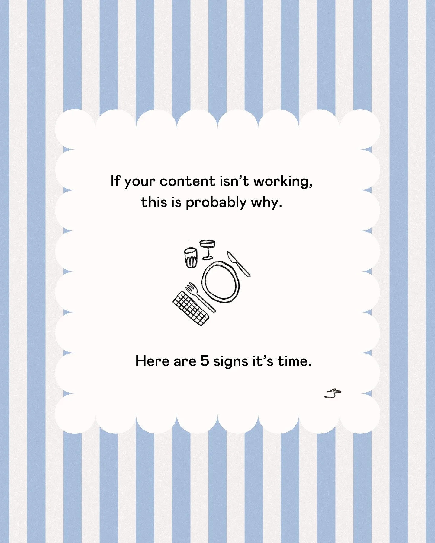 If your content feels off,
it&rsquo;s probably not because you&rsquo;re not doing enough.

It&rsquo;s because there&rsquo;s no strategy holding it all together.

More posts won&rsquo;t fix that.
A creative partner will.

Shoot us a DM!

[Supper Club 