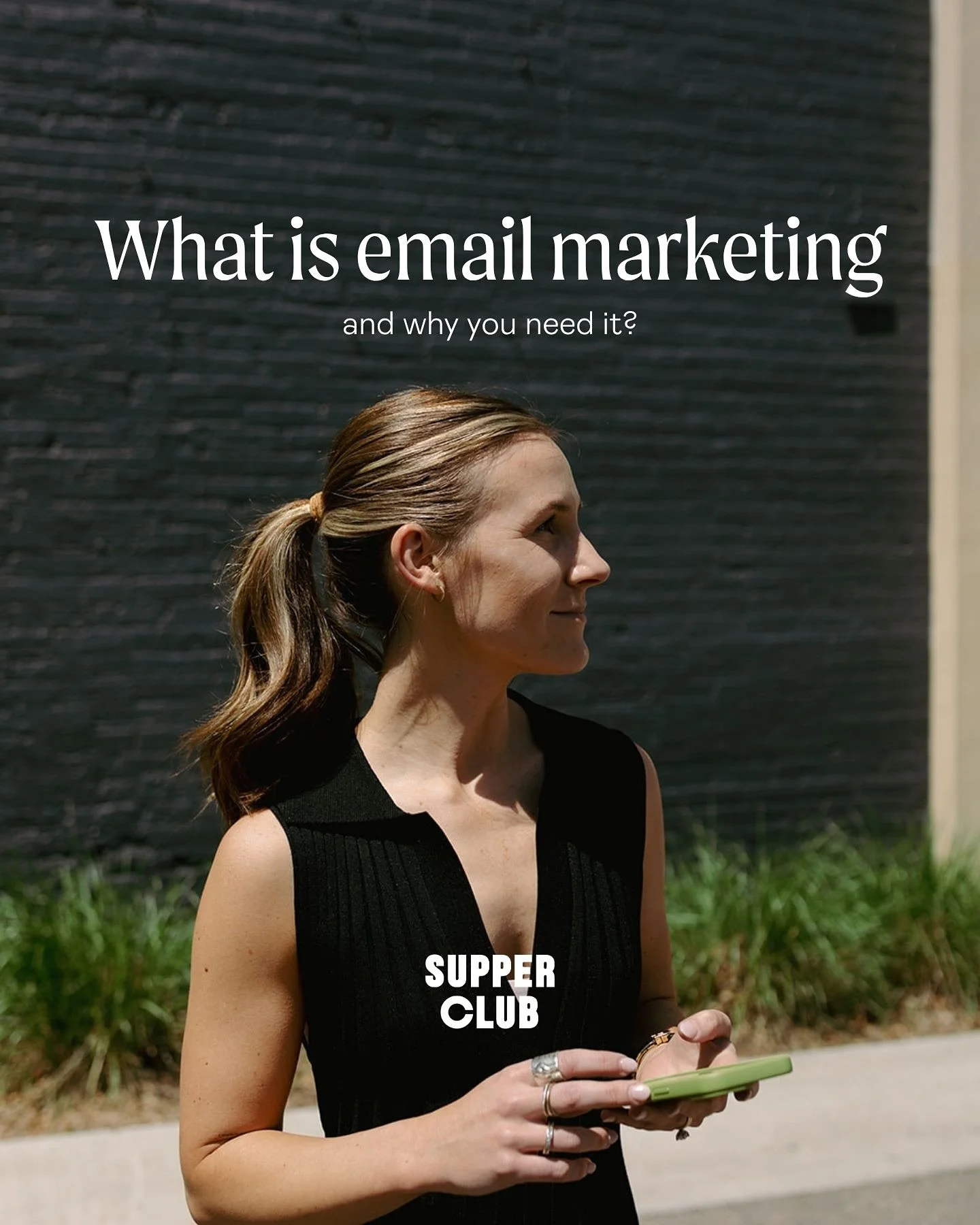 Your feed gets you seen. Your email list keeps you there.

If you&rsquo;ve been sleeping on email marketing, this one&rsquo;s for you.

Let&rsquo;s bring strategy to the table.
Comment &lsquo;email&rsquo; and we&rsquo;ll DM you!

[Supper Club Creativ