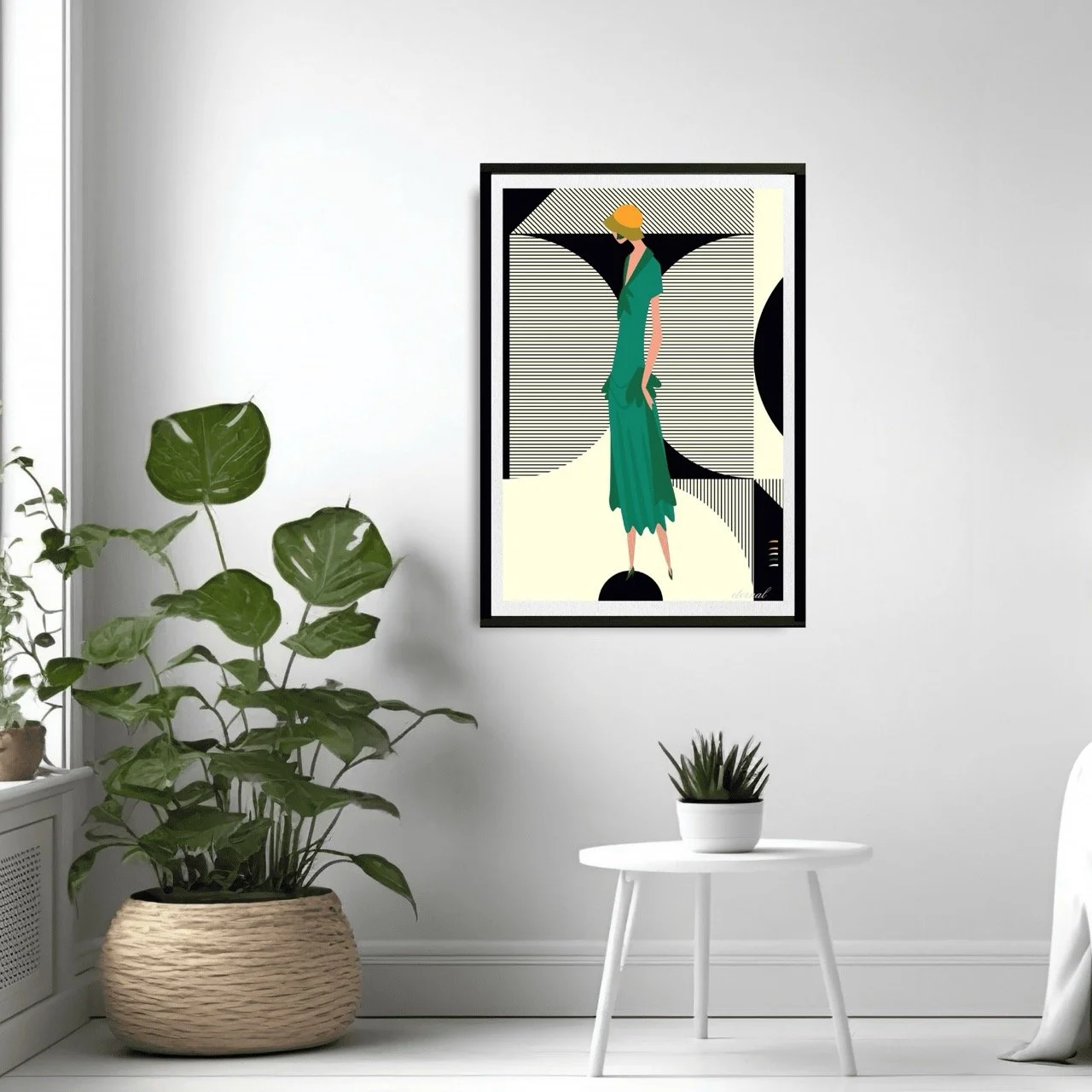 Glamorous 1920s Woman Art Deco Print 2 - Sydney Artist, Eternal Art Prints - Eternal Art & Design
