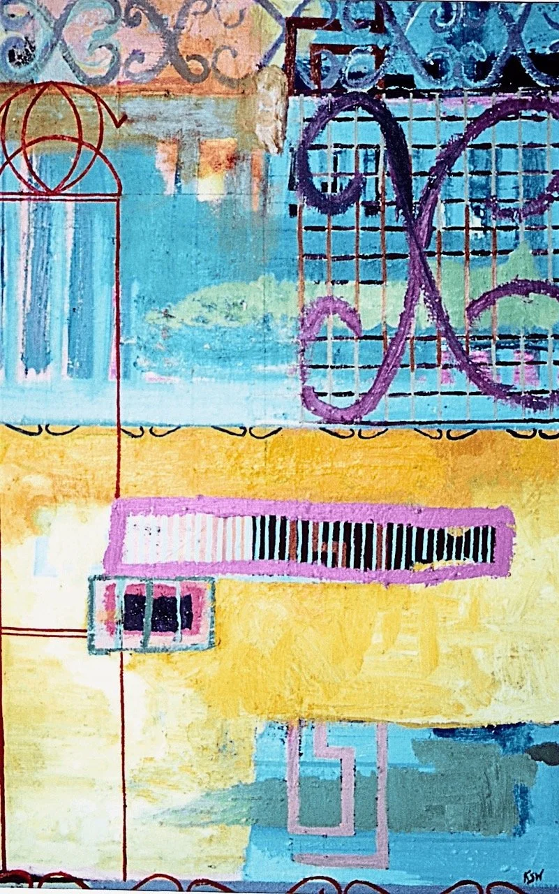 Screens in Colour | Oil on Canvas | 500mmw x 850mmh     PRIVATE OWNER