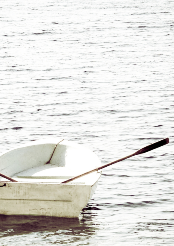 Tranquil Rustic Rowboat Wall Art Print, Eternal Art & Design - Eternal Art & Design