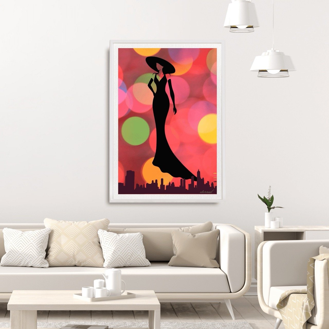 Rainbow Icon in the City Art Print - Sydney Artist, Eternal Art Prints - Eternal Art & Design