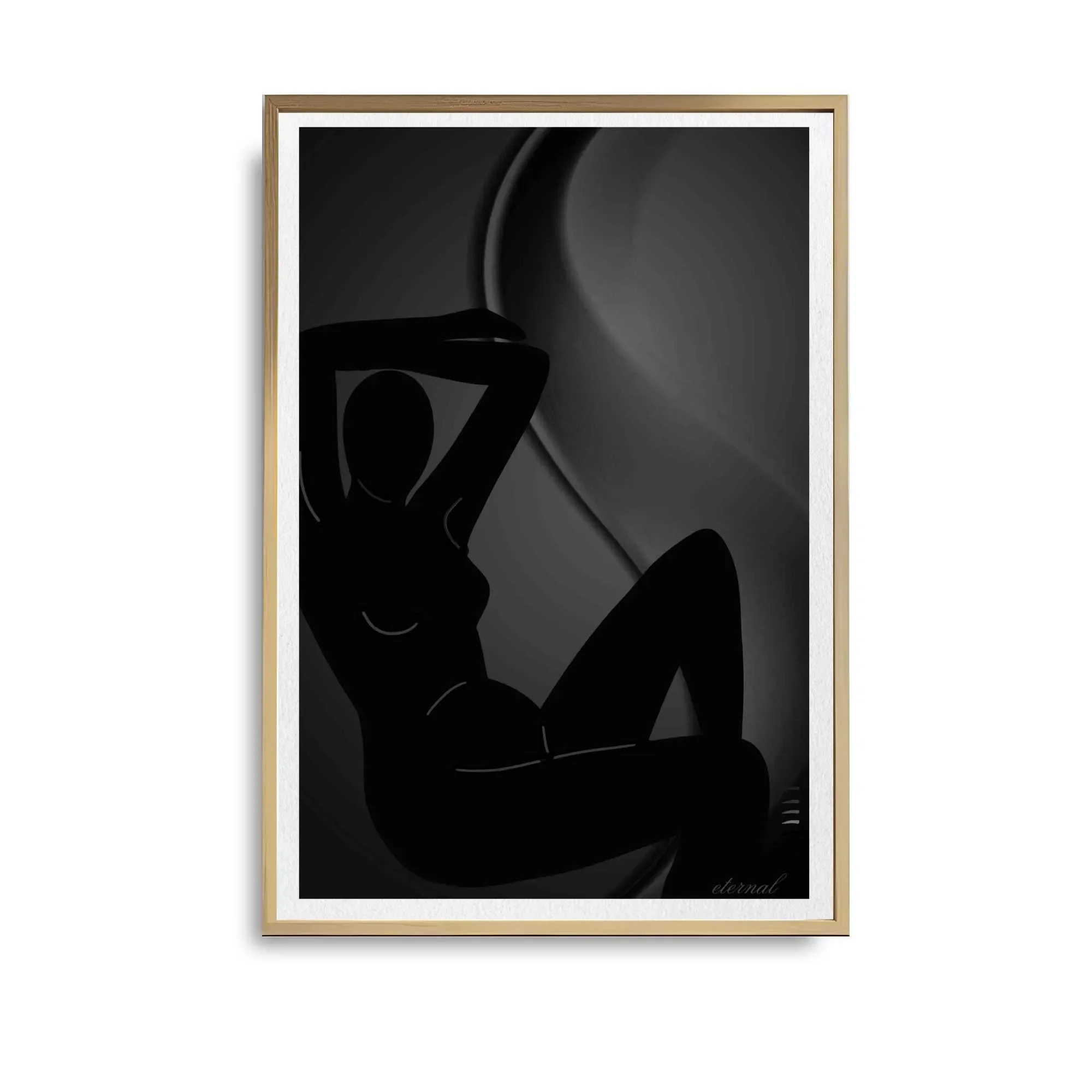 oak framed figure print. N10020 wht bg_converted.webp