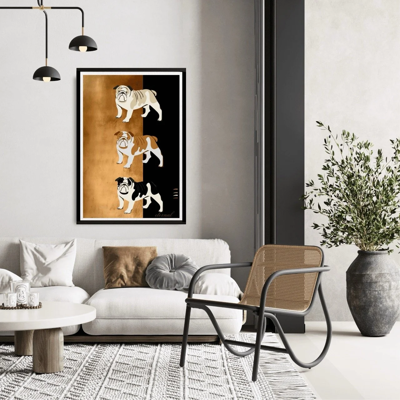 French Bulldog Wall Art Print - Sydney Artist, Eternal Art Prints - Eternal Art & Design
