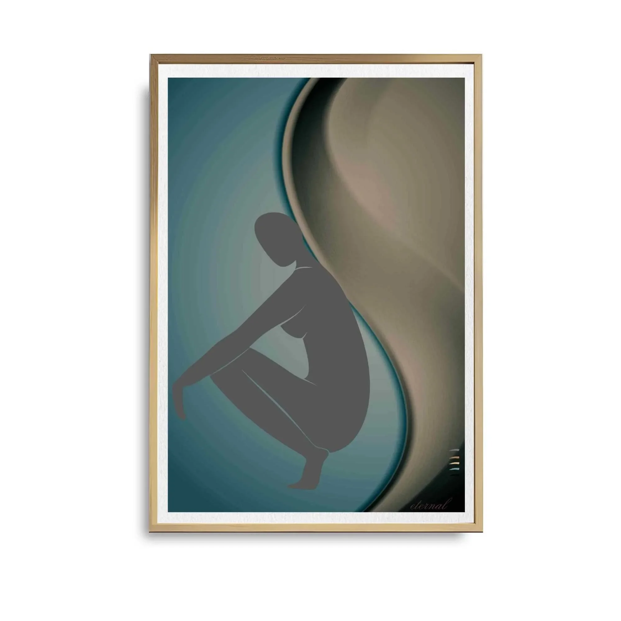 oak framed figure print. N10023 wht bg_converted.webp