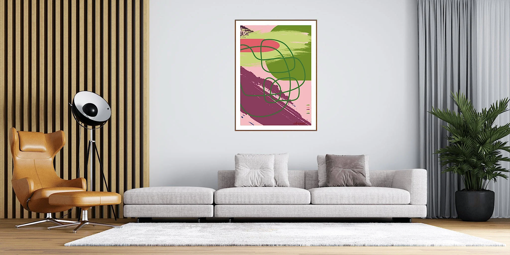 Abstract Lines 1 Art Print - Sydney Artist, Eternal Art & Design - Eternal Art & Design