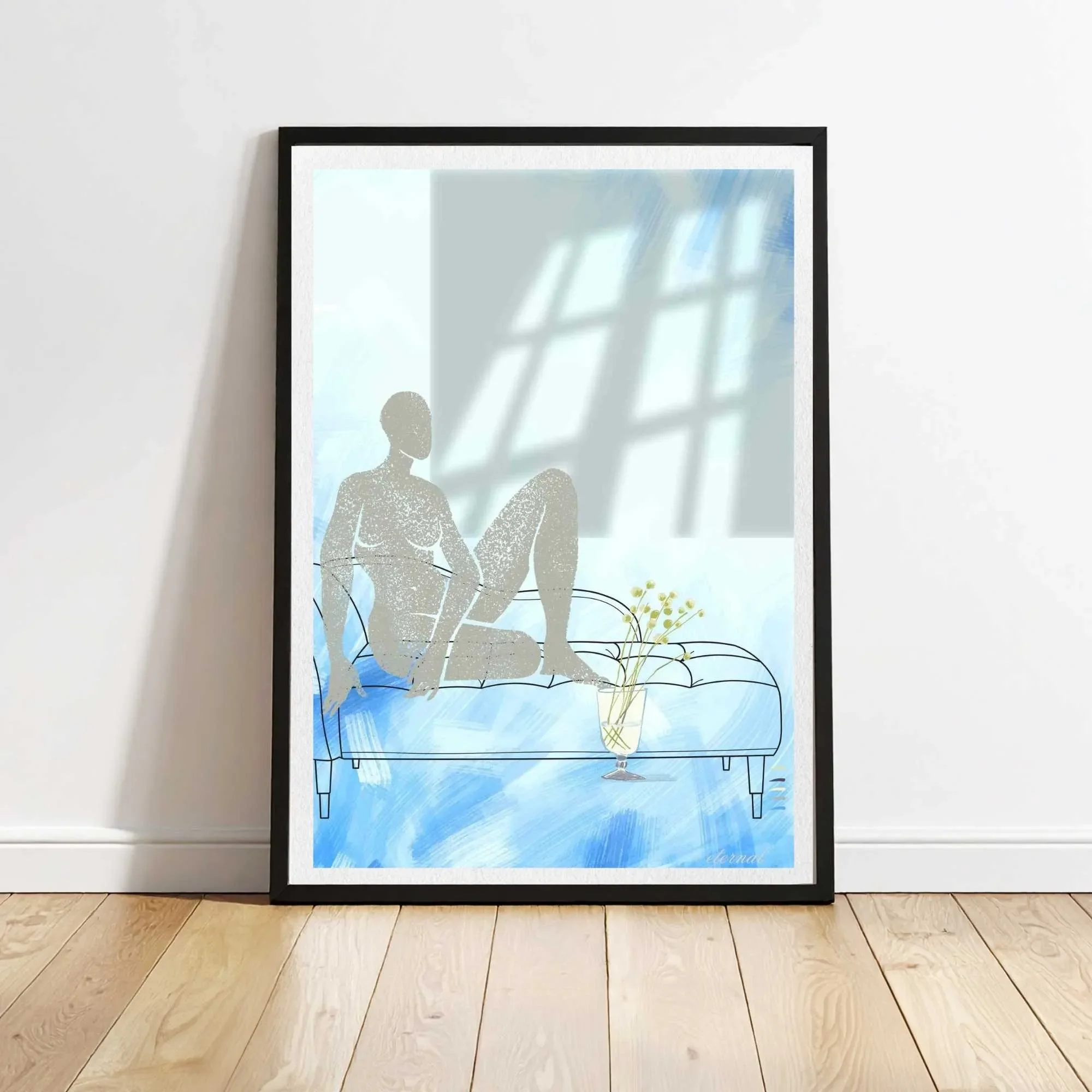 black framed nude sketch N10028 cnr_converted.webp