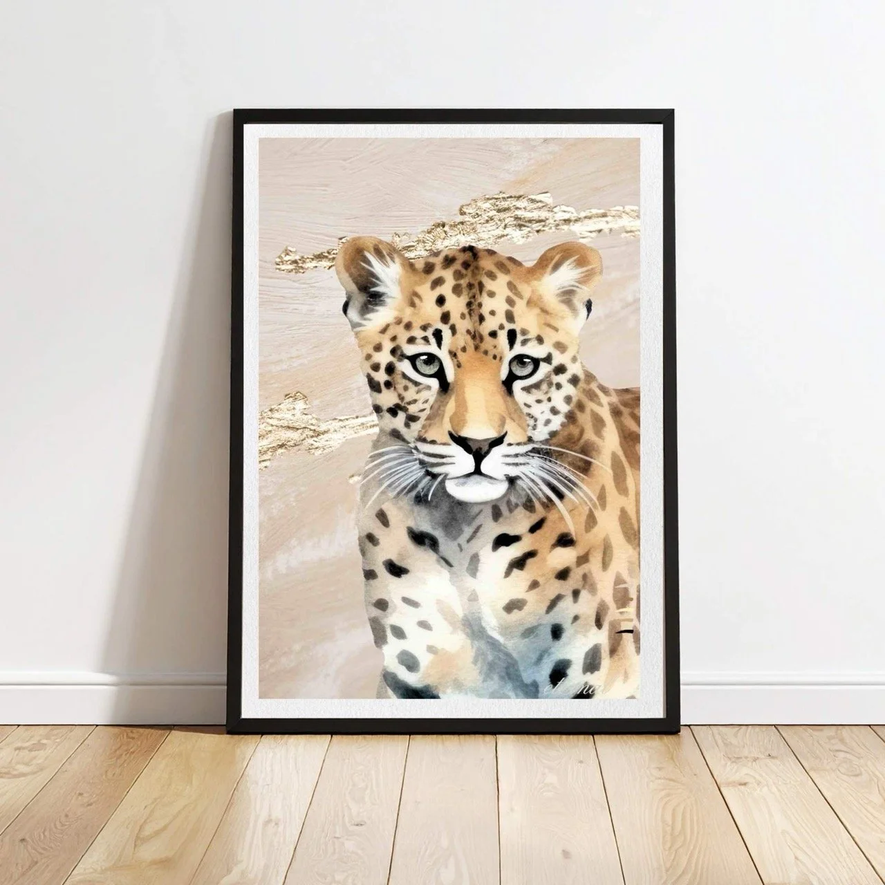 Leopard Cub Wall Art Print - Sydney Artist, Eternal Art Prints