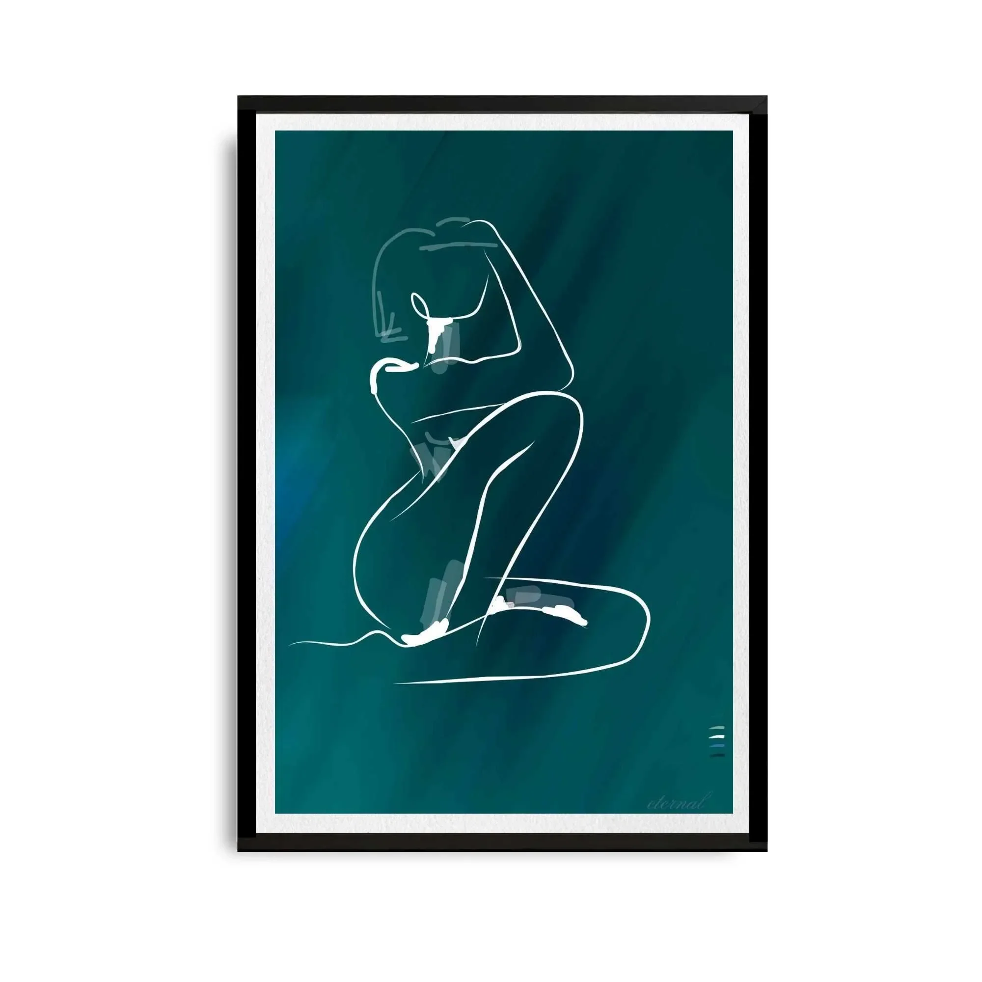 black framed figure print. N10035 wht bg_converted.webp