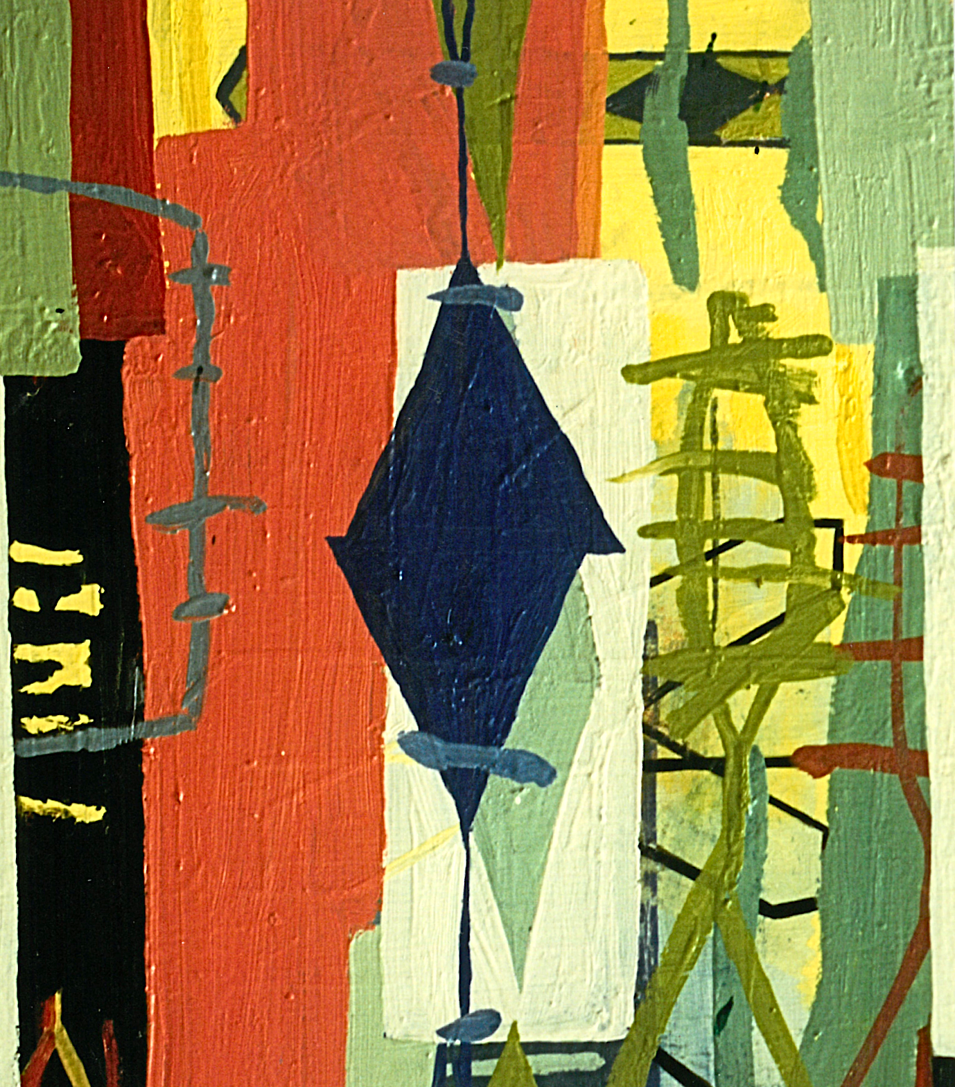 Red Diamond | oil on board | 210mmw x 297mmh