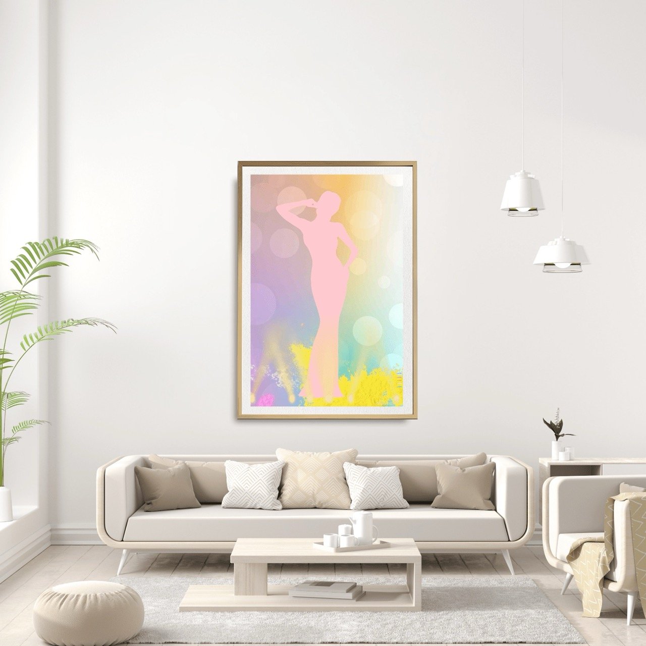 Female Stage icon in Pastel Art Print - Sydney Artist, Eternal Art Prints - Eternal Art & Design