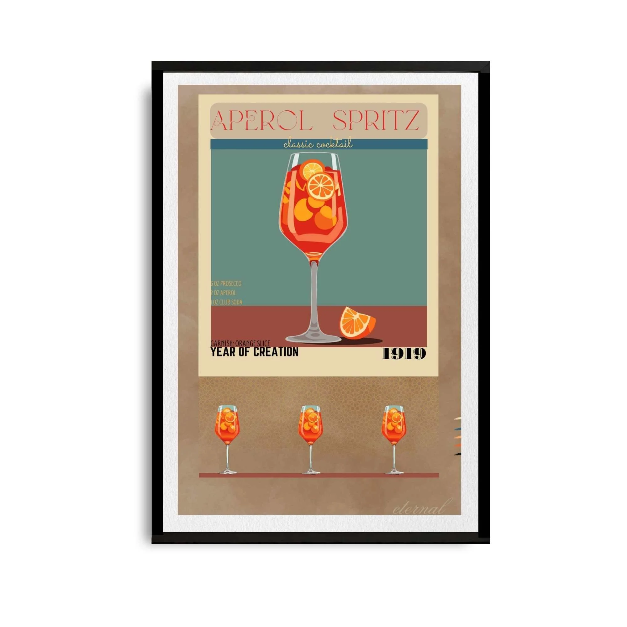 black framed print. I10082 wht bg.jpg