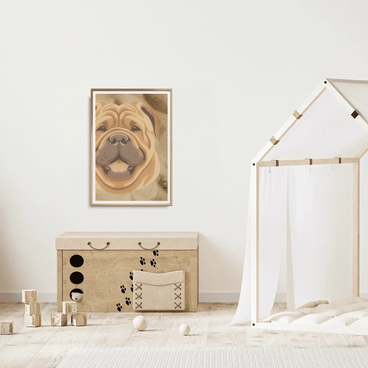 oak-framed-shar-pei-print3.-A10023 Large_converted.webp