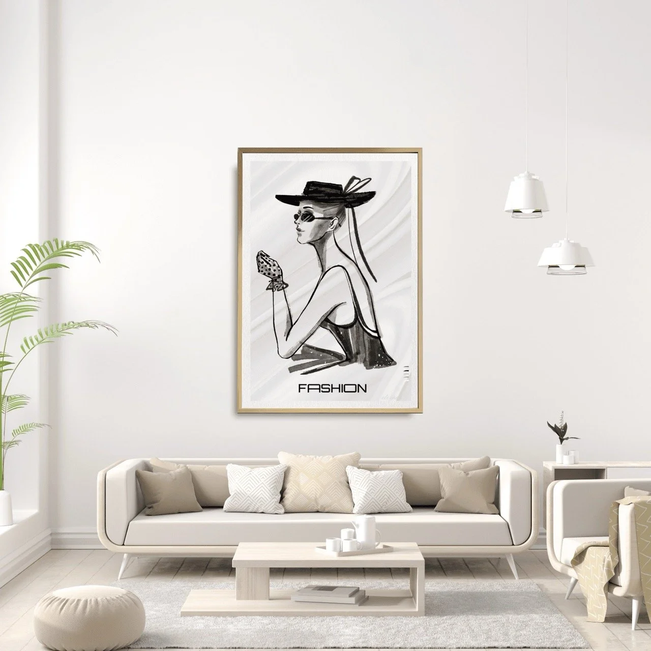 Fashion-inspired Woman in Style Art Print - Sydney Artist, Eternal Art Prints - Eternal Art & Design