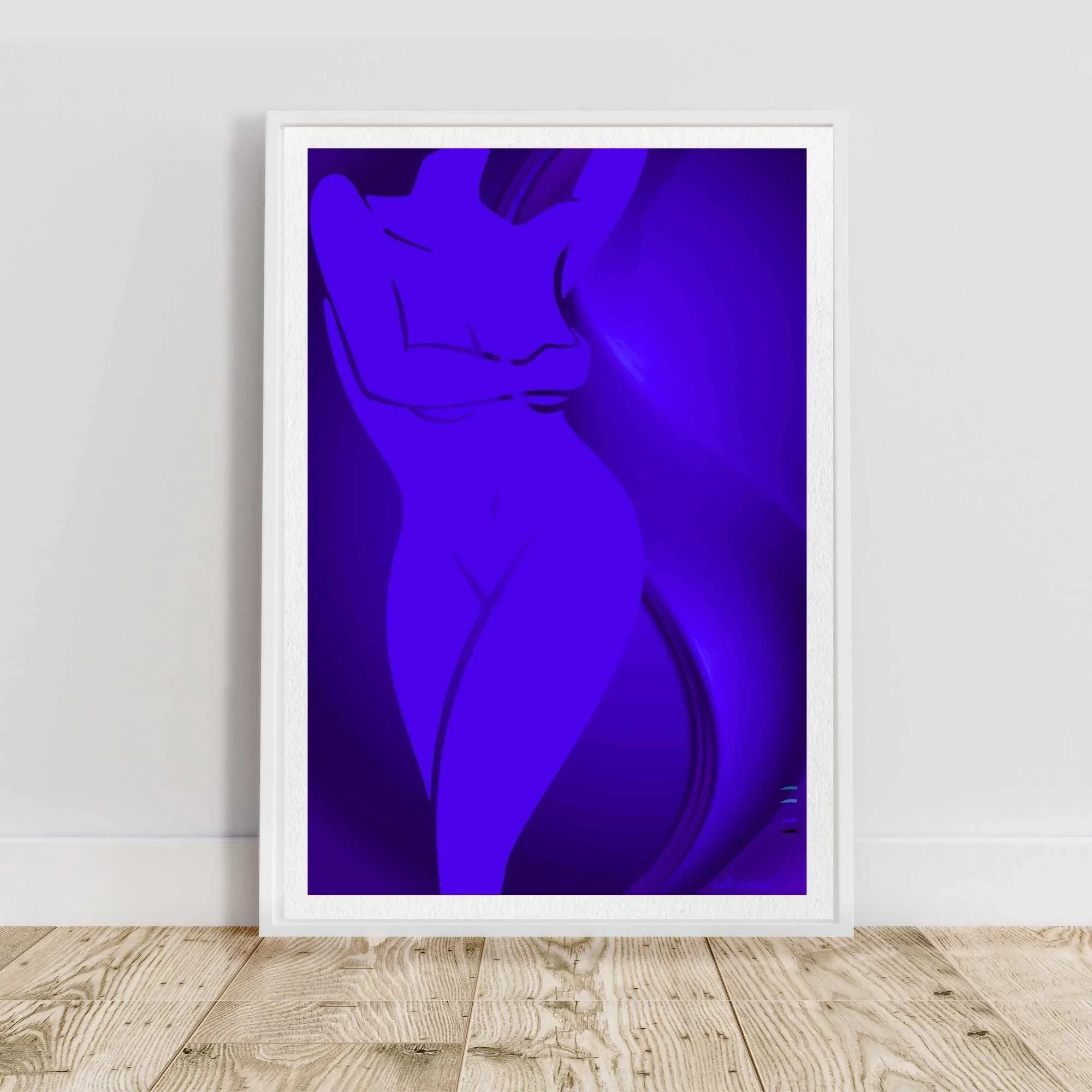 white framed nude sketch N10022 cnr_converted.webp