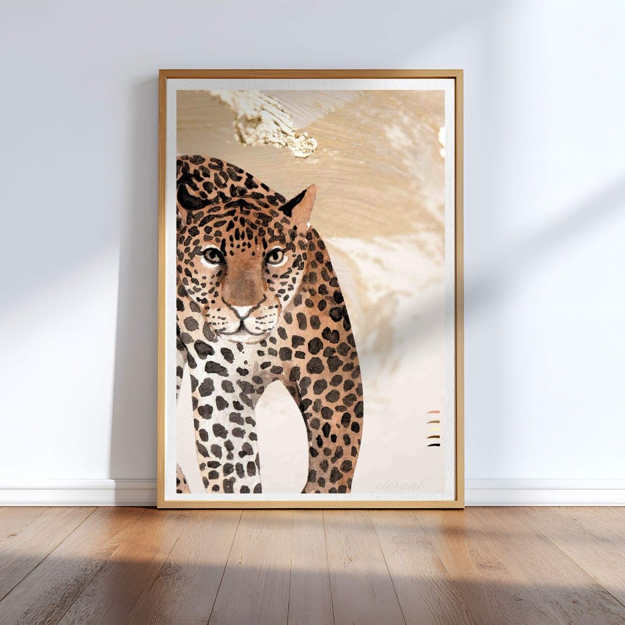 Cheetah Big Cat Wall Art Print - Sydney Artist, Eternal Art Prints - Eternal Art & Design