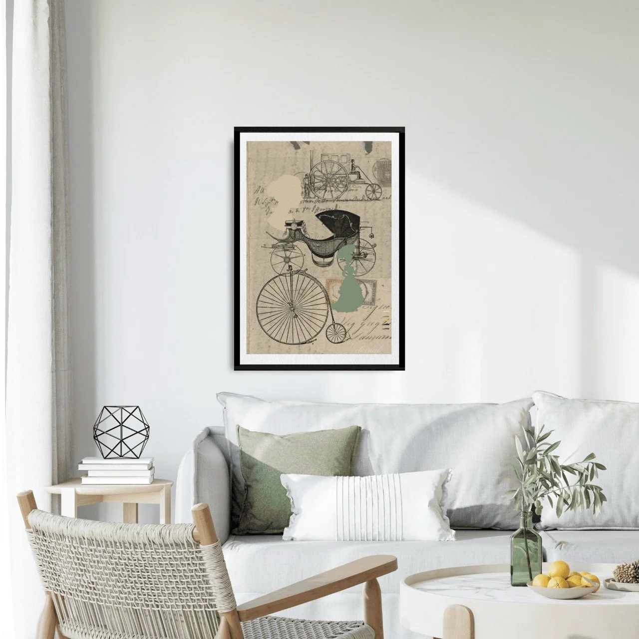 Vintage Cart and Buggy Wall Art Print, Eternal Art Prints - Eternal Art & Design