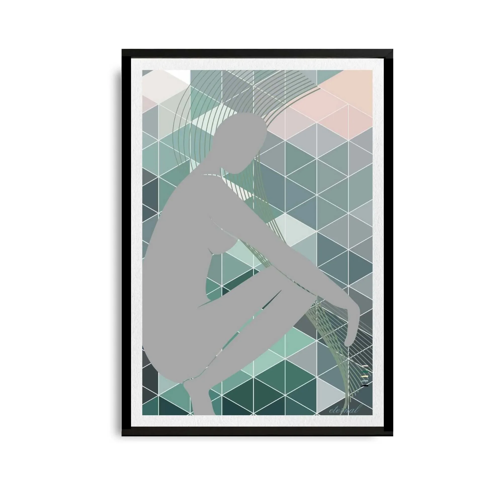 black framed figure print.  N10017 wht bg_converted.webp